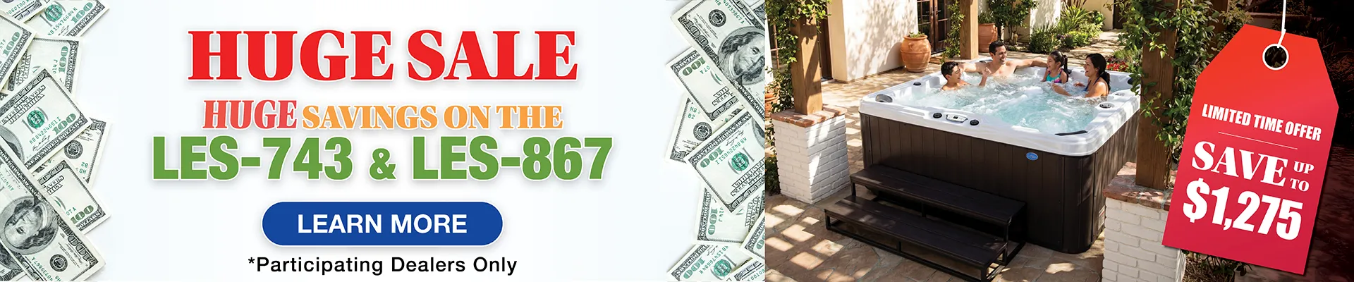 Calspas hot tub being used in a family setting - Glenwood Springs